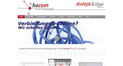 Desktop Screenshot of hecom-shop.de